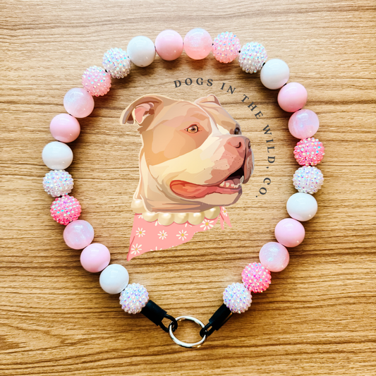 Cotton Candy Beaded Collar
