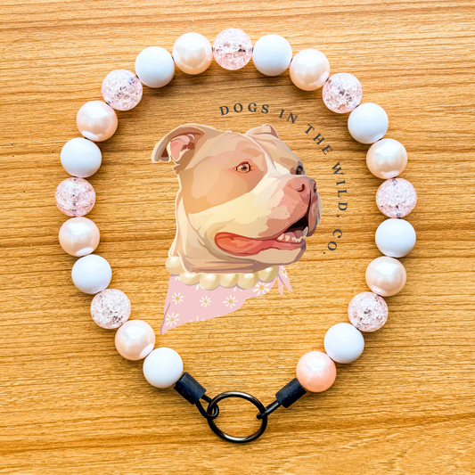 Pink Champagne Beaded Collar