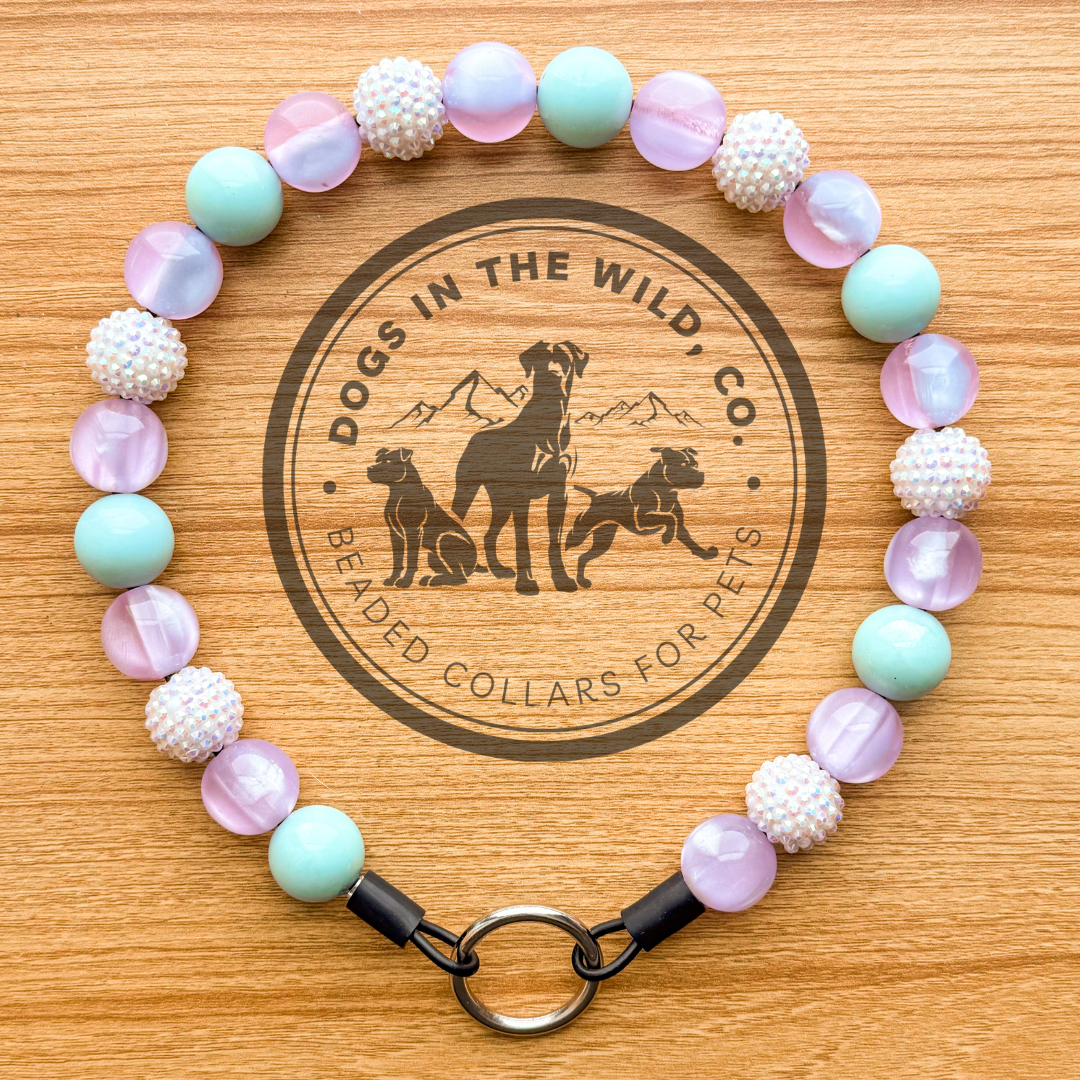 Periwinkle Beaded Collar