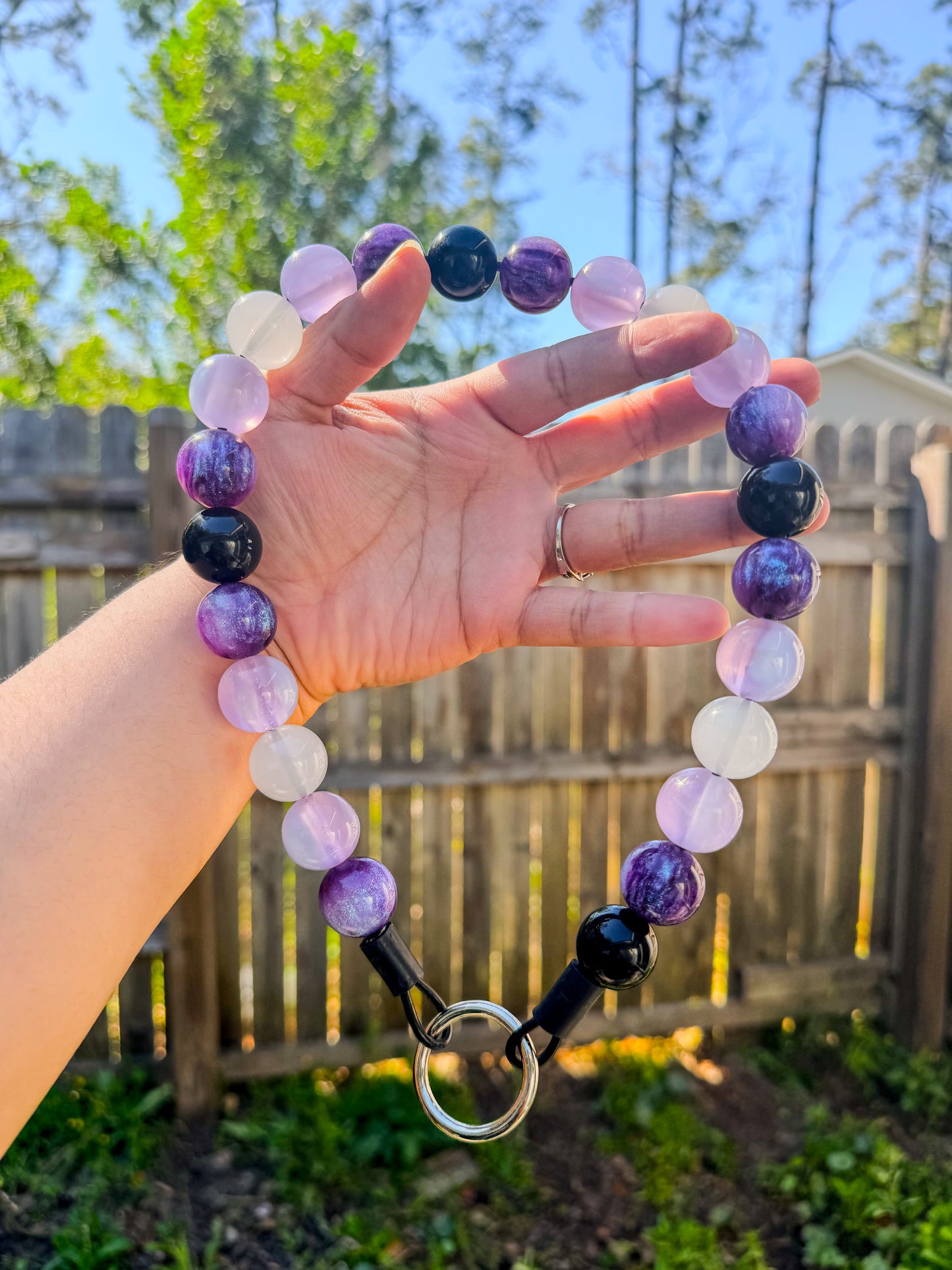 Amethyst Beaded Collar